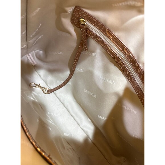Brahmin Tabitha Honey Brown Sandalwood Medium Shoulder NEW - Picture 12 of 12
